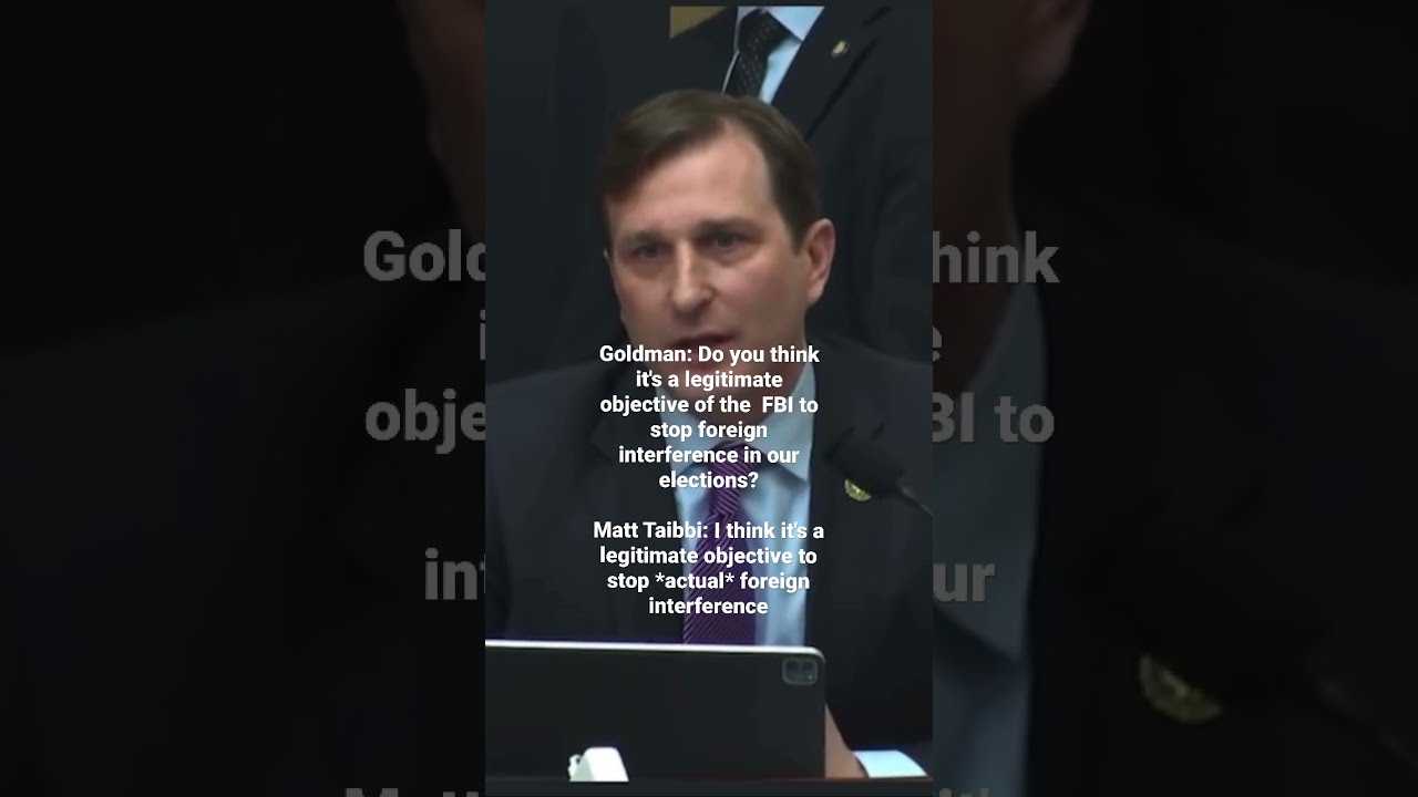 Matt Taibbi Liberal Goes Off On Democrat Senator