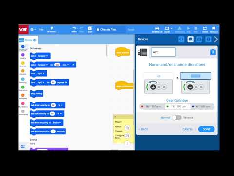 Chassis Test - Setting Up Your Controller in VEXcode V5