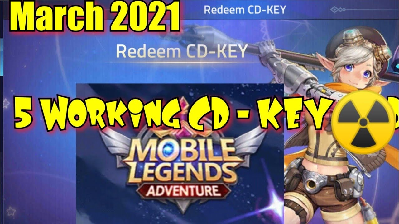 Mobile Legends Adventure 5 Working CD Key Codes 2021