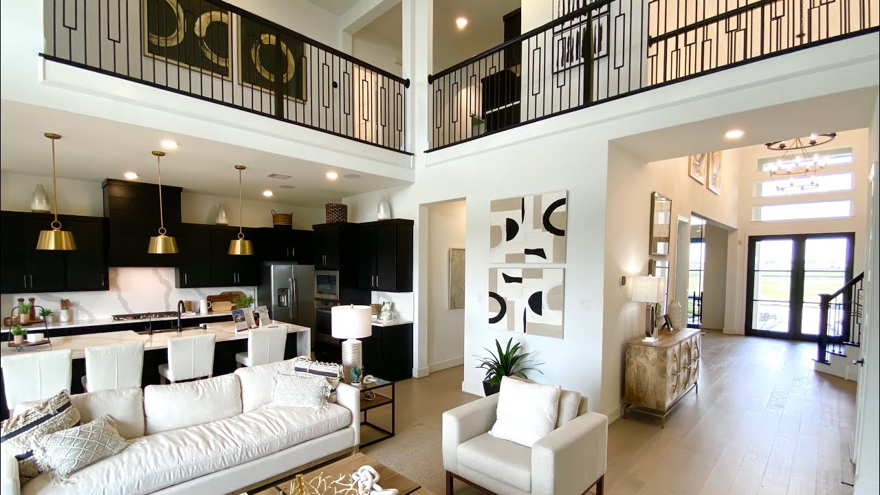 NEW Luxury Home Tour | Stunning Luxury Home with Gold Decor - YouTube