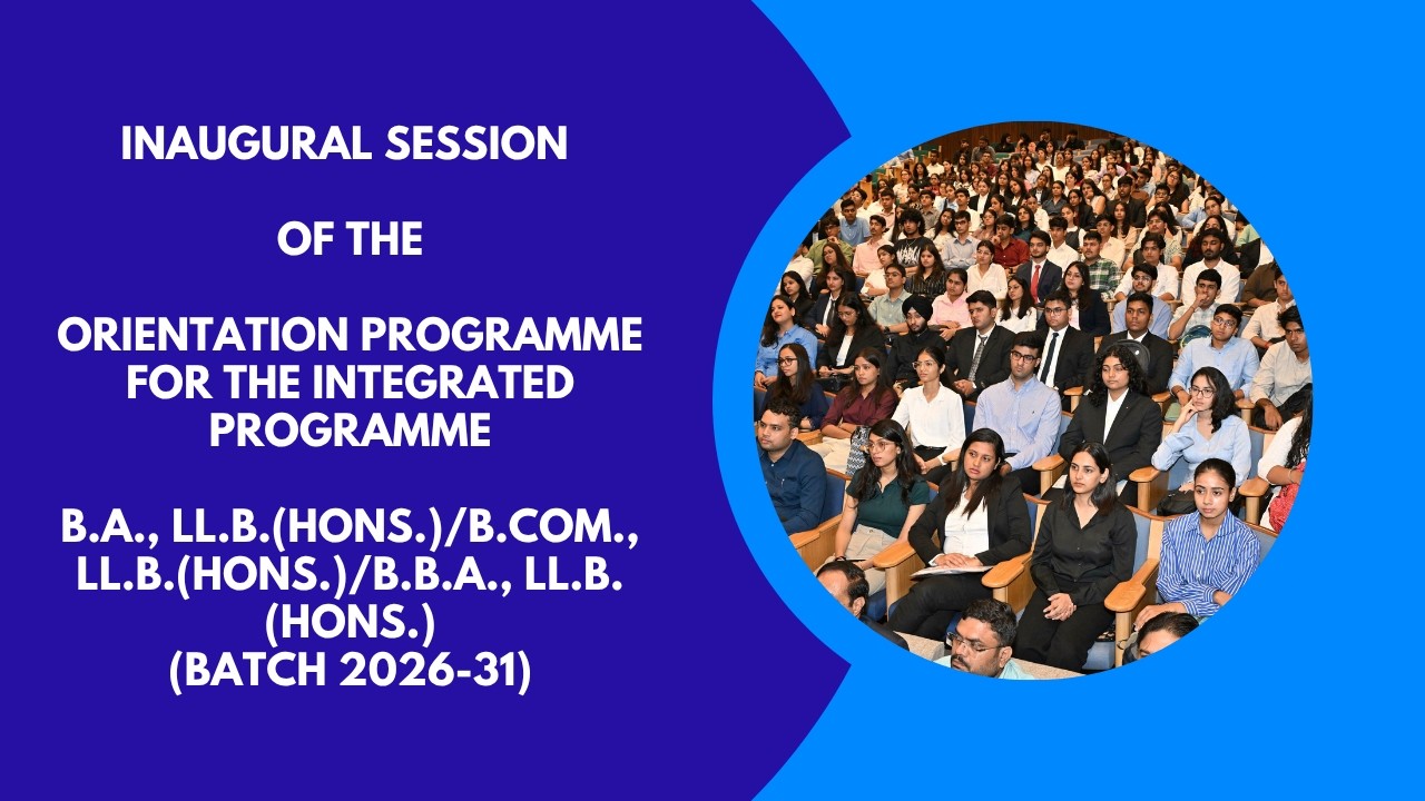 Inaugural session of Orientation Programme 2026