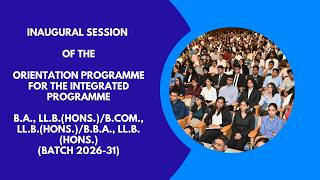 Inaugural session of Orientation Programme 2026