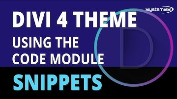 Divi 4 Using The Code Module 😎