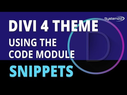 Divi 4 Using The Code Module 😎