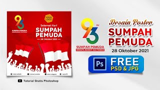 Download Desain IG WA Story Hari SUMPAH PEMUDA 2021 photoshop, Poster Hari Sumpah Pemuda, Free PSD