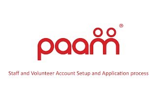 PAAM Event Management Software App Staff and Volunteer Account Setup and Application process screenshot 2