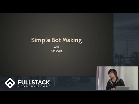 Simple Bot Making Tutorial: Ran Duan Talks Creating Bots for Video Games