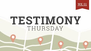 Testimony Thursdays Week 1 Tim Bock