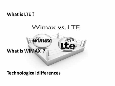 Video: Perbedaan Antara LTE Dan WiMAX