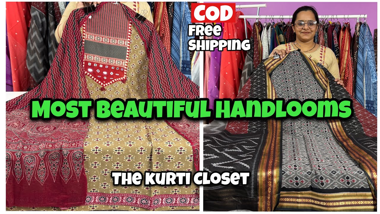 Ajrakh, Ikkat, Patola Print Cotton, Muslin & Rajkoti Suits | Shwetadhiraj