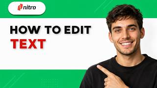 How to Edit Text in Nitro PDF [2026 Full Guide]