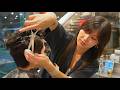 ASMR Beautiful Japanese Lady Barber Mei Full Haircut Course In Tokyo 