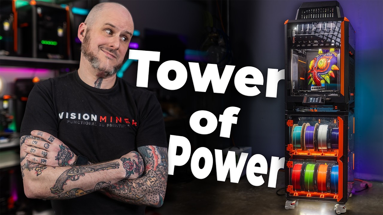 My 8-Color 3D Printer Needed A Home, So I Built It One!