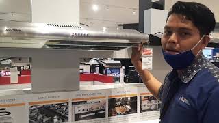Modena SX 9502 S Slim Cooker Hood 90 cm