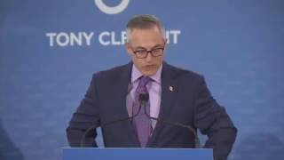 Tony Clement Launches Leadership Bid