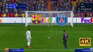 FIFA 23 | BARCELONA vs PSG | UCL FULL PENALTY SHOOTOUT 23/24 | GAMEPLAY PC [4K60]