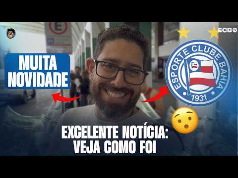 🚨 EXCELENTE NOTÍCIA: REFORÇO DE PESO: VEJA COMO FOI A CHEGADA DE LÊNIN, DE VOLTA AO BAHIA!