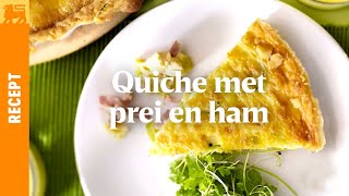 Quiche Met Prei En Ham Quiche Met Prei En Ham