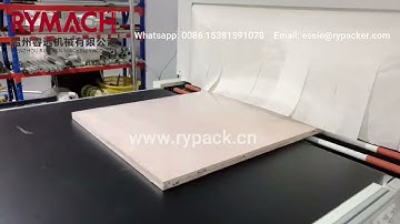 RSG-1000 Automatic Big Size Shrink Packing Machine #machine #shrinkmachine #doorwrapping