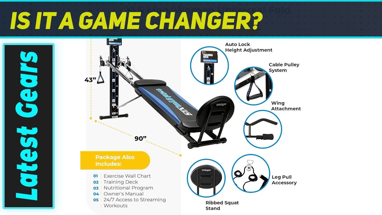 Total Gym XLS: Идеальный тренажер для домашних тренировок!