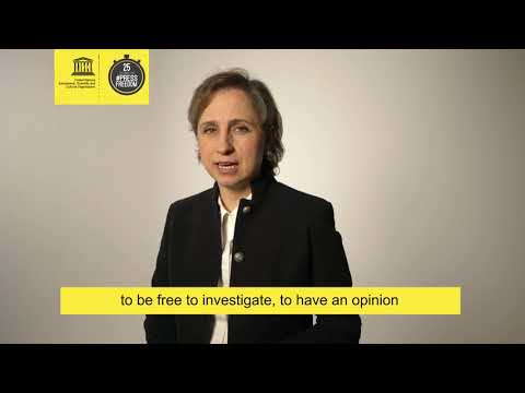 Carmen Aristegui  - 25 Seconds for #PressFreedom