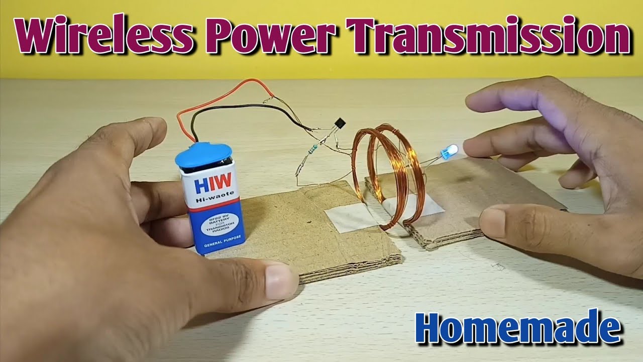 How To Make Wireless Power Transmission At Home | Wireless Power Transfer kaise banaye | 2021