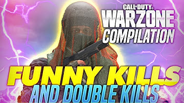 WARZONE COMPILATION - FUNNY KILLS AND DOUBLE KILLS! (CALL OF DUTY) FUNNY REACTIONS
