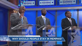 WREG Mayoral Debate - Why should people stay in Memphis?