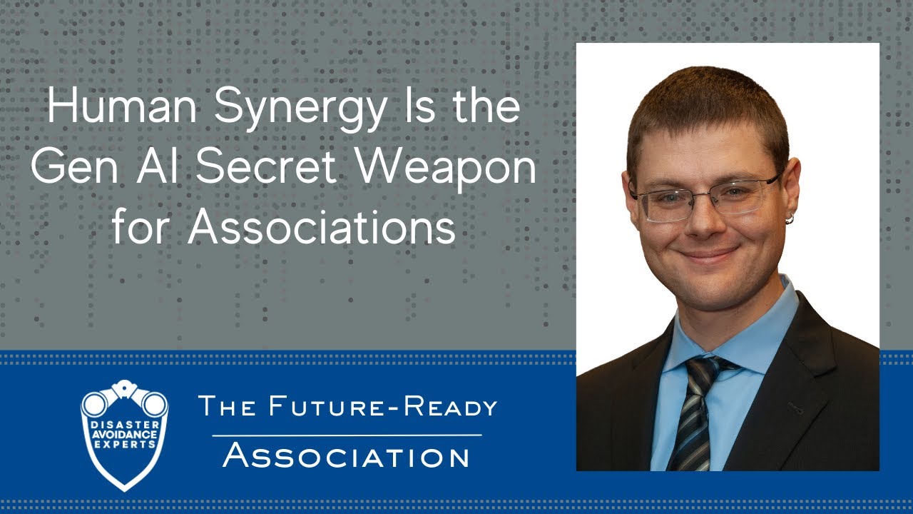 Human Synergy Is the Gen AI Secret Weapon for Associations - YouTube