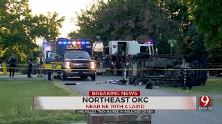 1 Dead After Rollover Accident In NE Oklahoma City, Authorities Say