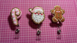 DIY Pink Christmas Badges! Cheap and Easy Tutorial! @hobbylobby