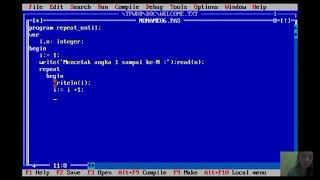 Contoh Program Pascal " Repeat Until"