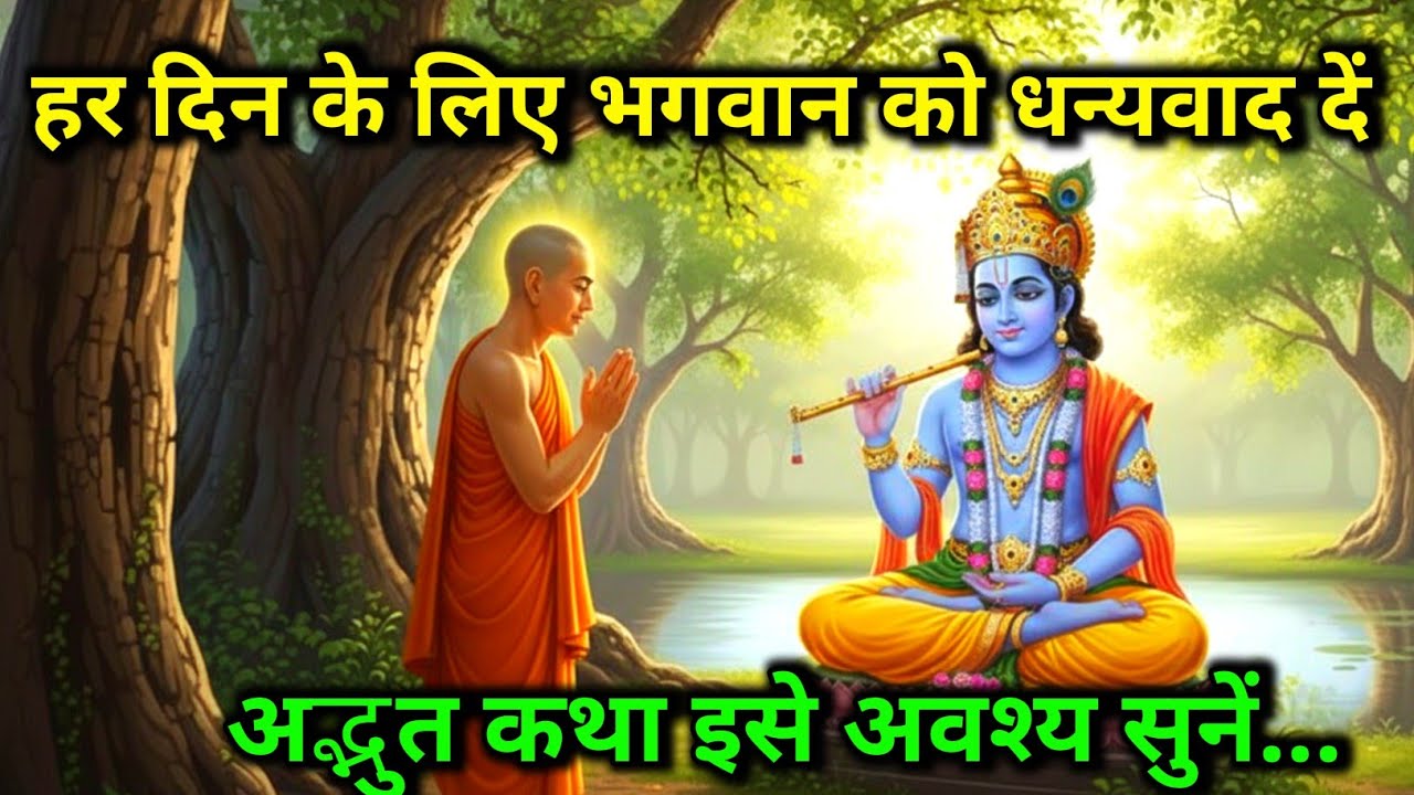 हर दिन के लिए भगवान को धन्यवाद दें || Krishna Best Motivational Speech #bhagwatgeeta 