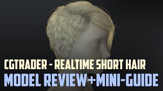 Ornatrix realtime short hair for CGTrader + Miniguide