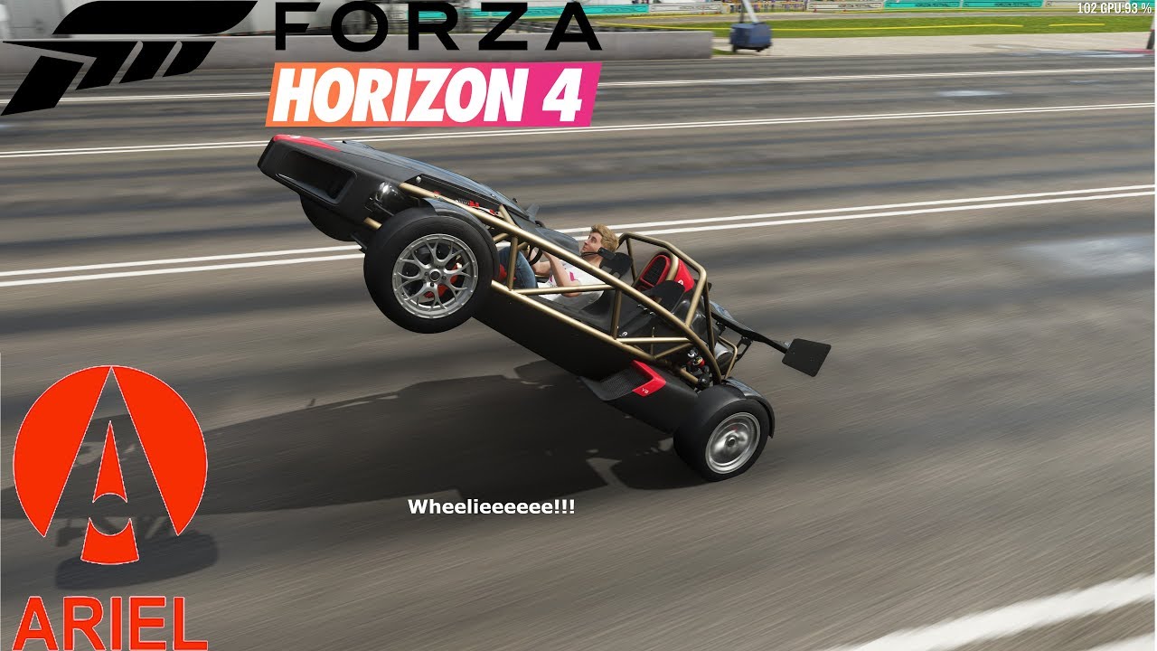 Ariel Atom V8 wheelie tune Forza Horizon 4 YouTube