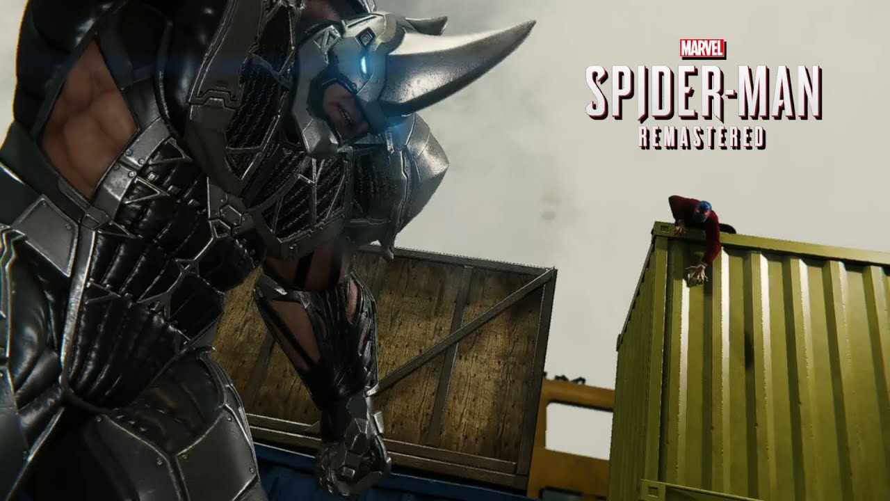Marvel's Spider Man Remastered - 24 - Combat contre Rhino et Scorpion et infiltration de MJ