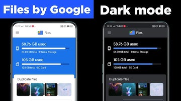 Does Files by Google have dark mode|dark mode in files app| is there a dark mode for Files app