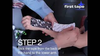 How to Tape Your Wrist with ONDA Kinesiology Tape