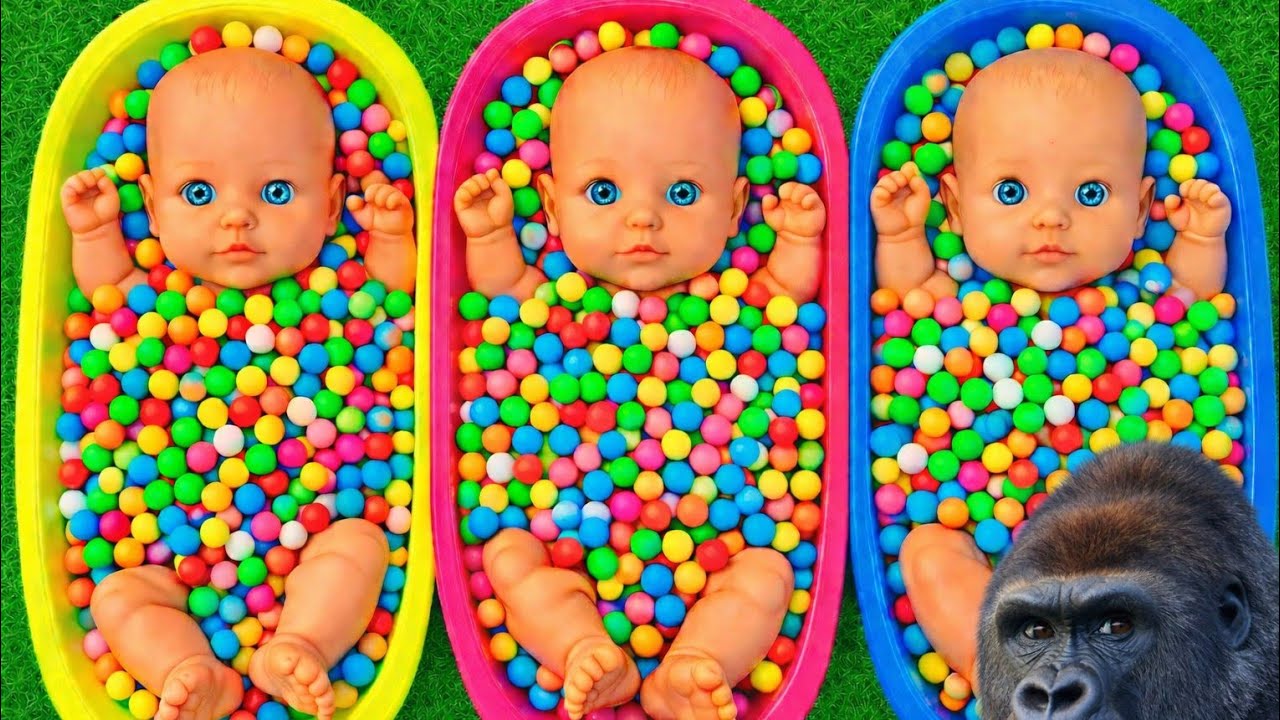 Long Slide Game With Elephant Gorilla Buffalo Hippopotamus Tiger - 3d Animal Game - Funny 3d Animal2