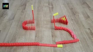 This domino trick will satisfy your brain
