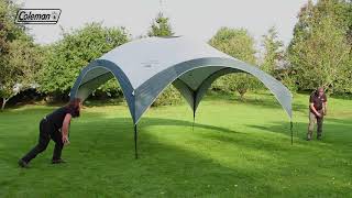 Coleman Fast Pitch Shelter 4,5 x 4,5 m Tenda da Festa con aste in Acciaio Protezione Solare SPF 50+ Gazebo 
