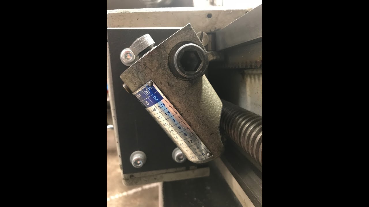 Filetage appareil a retomber dans le pas cazeneuve / Threading dial