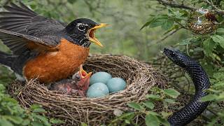 American Robin: 45 Days From Egg To Survivor — Backyard Survival | Wildlife Documentary