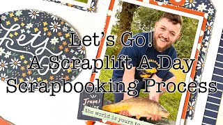 Day 9-A Scraplift a Day (Jan) | Scrapbooking Process