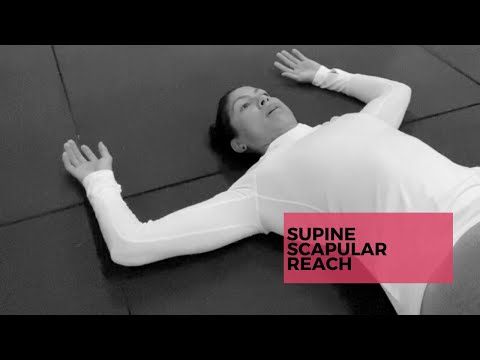 supine scapular reach