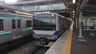 E531系(編成不明)普通広野行 いわき駅3番線発車