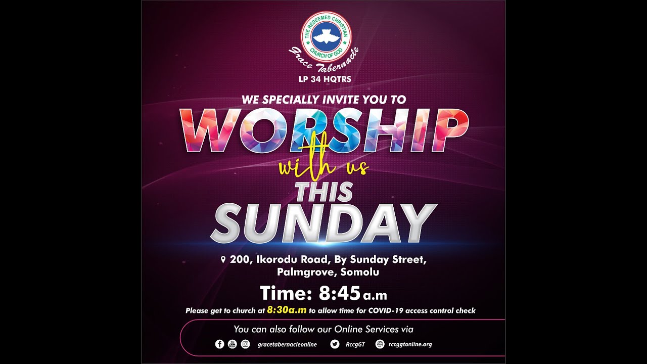 RCCG GRACE TABERNACLE CELEBRATION SERVICE || ENGLISH SERVICE || NOVEMBER 23, 2025 ||