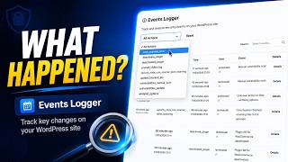 What Happened on Your WordPress Site? Events Logger Demo
