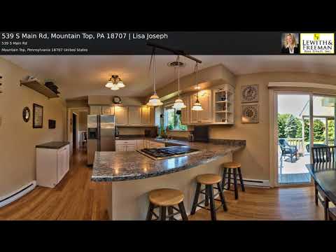 539 S Main Rd, Mountain Top, PA home video tour