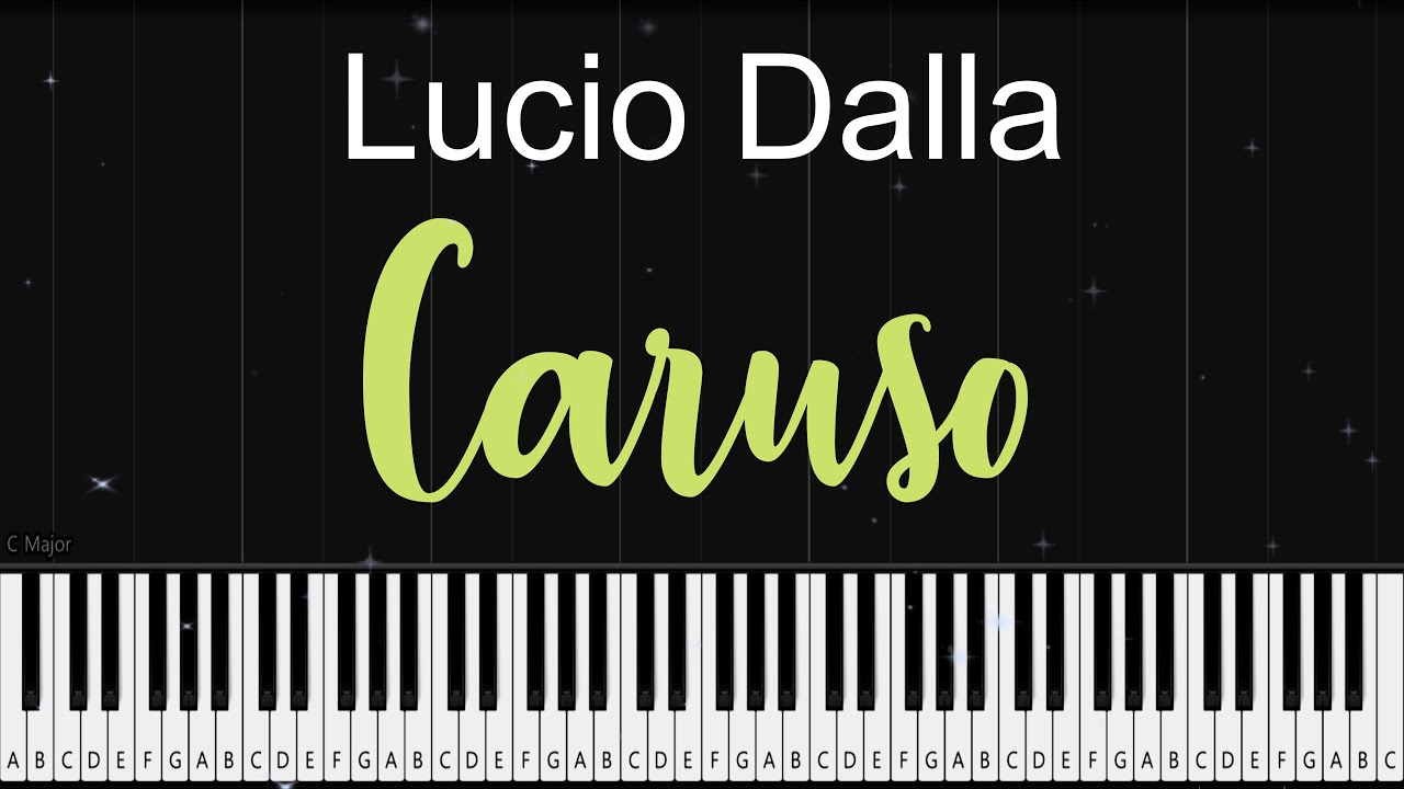 Caruso - Lucio Dalla (Piano Tutorial)